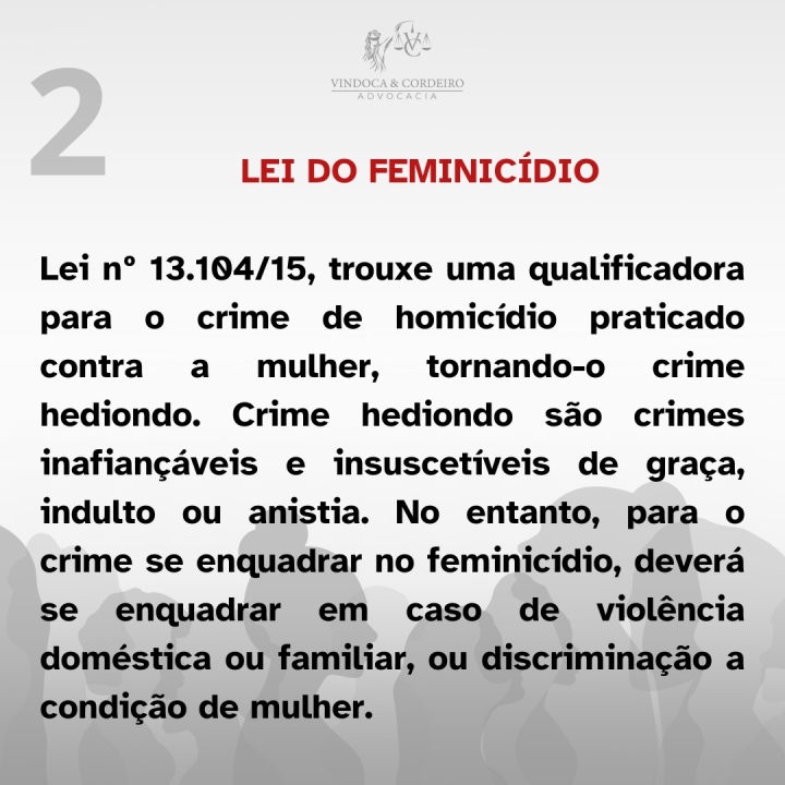 5 leis que toda mulher deve conhecer - Vindoca & Cordeiro Advocacia